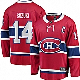 Montreal Canadiens Red #14 Suzuki C patch Stitched Jersey Dzhi,baseball caps,new era cap wholesale,wholesale hats